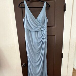 Azazie Leandra Dusty Blue